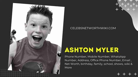 In 2015, he was nominated for a Teen Choice Award in the category of Choice Summer TV Star: <strong>Phone Number</strong>. . Ashton myler phone number